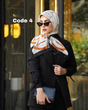 روسری نخ وال ترک دست دوز 3386