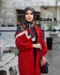 روسری نخ وال ترک دست دوز 3386