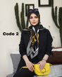 روسری نخ وال ترک دست دوز 3386